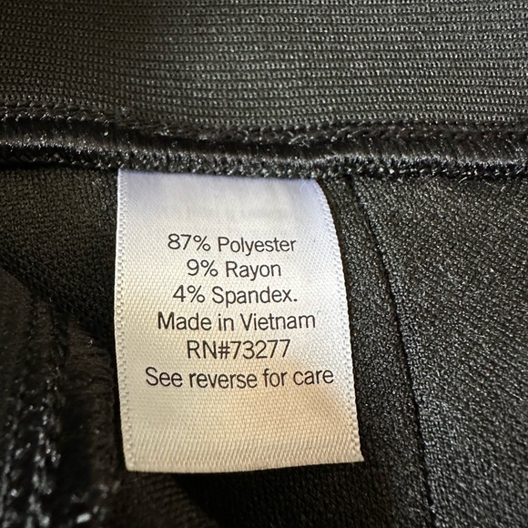 NWT women’s Nine West sealed tummy control ponte leggings SZ Medium - Picture 5 of 6